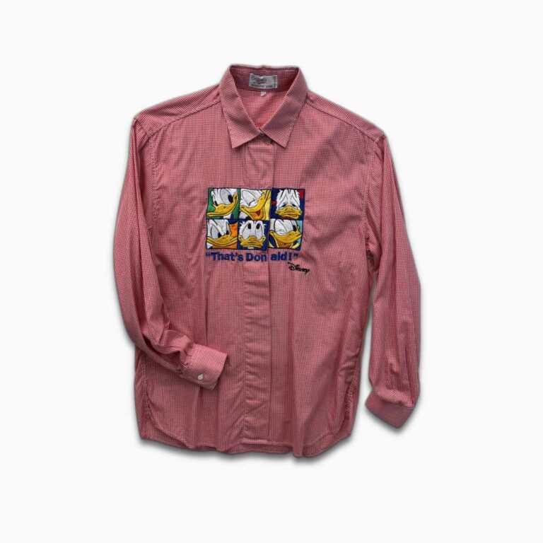 Camicia Vintage Paperino a Quadri Emmanuel Schvili Italia